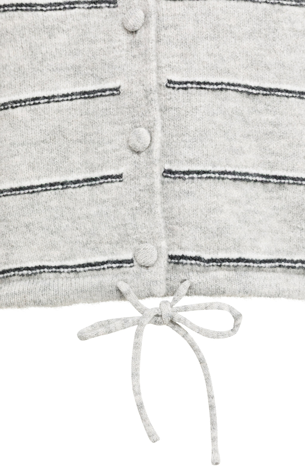 YAYA Medium Grey Knitted Cardigan