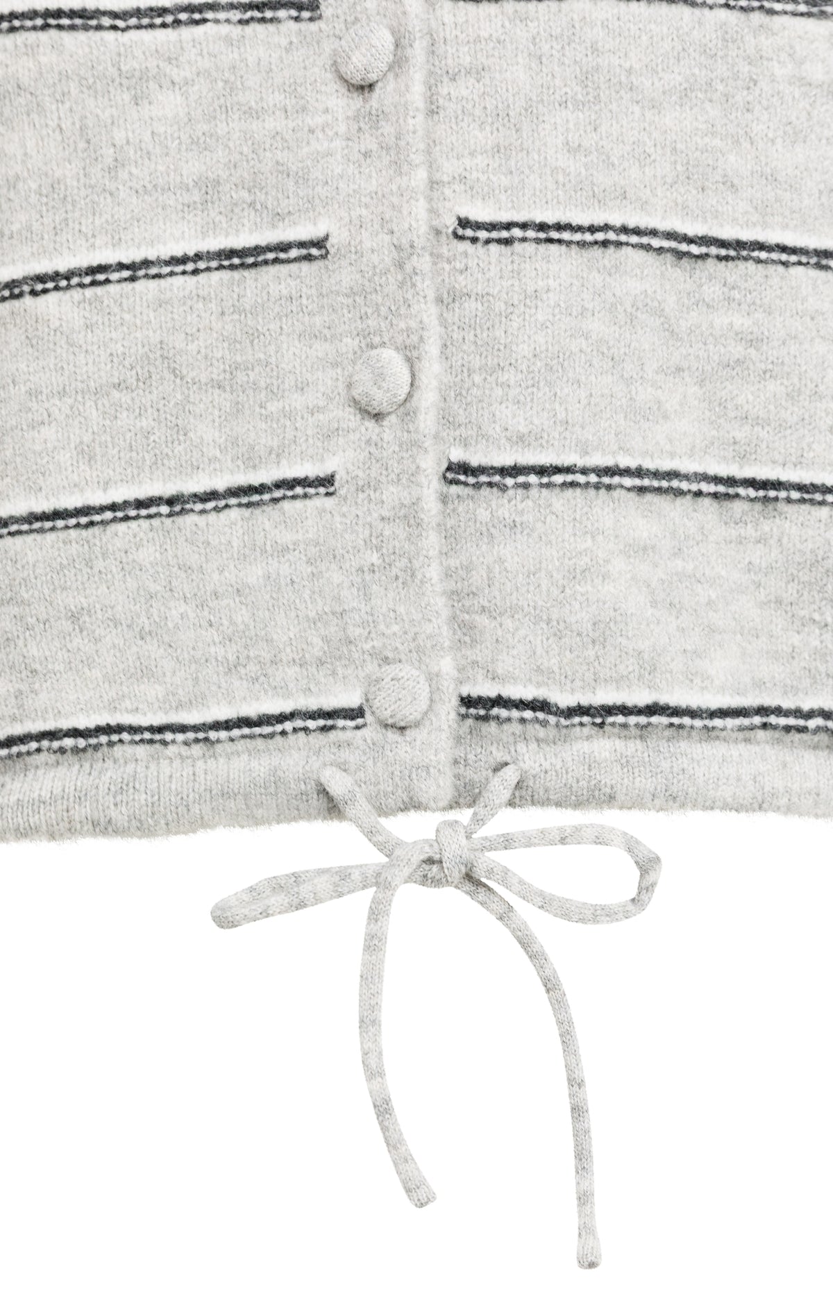 YAYA Medium Grey Knitted Cardigan