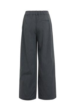 YAYA Woven Trousers - Cat Black