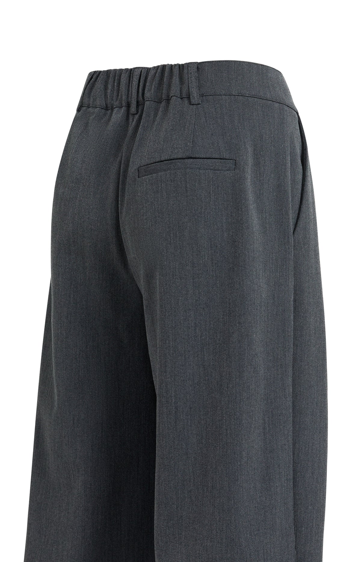YAYA Woven Trousers - Cat Black