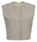 Yaya Beige Ressin Waistcoat
