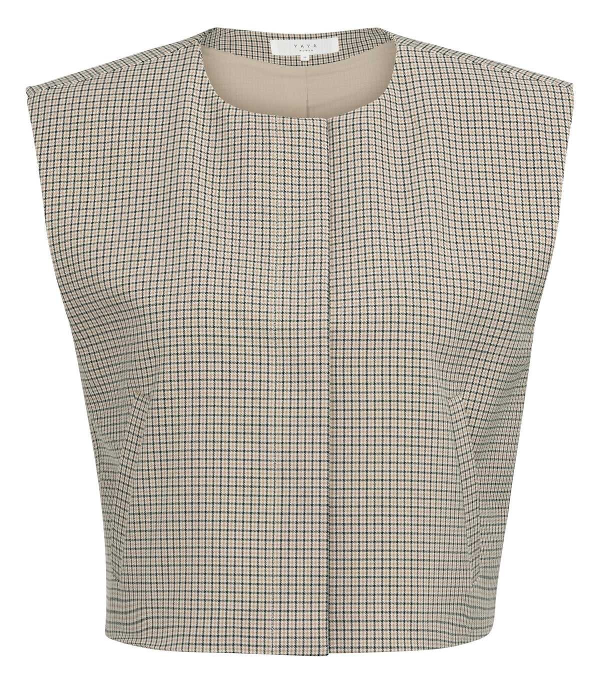 Yaya Beige Ressin Waistcoat