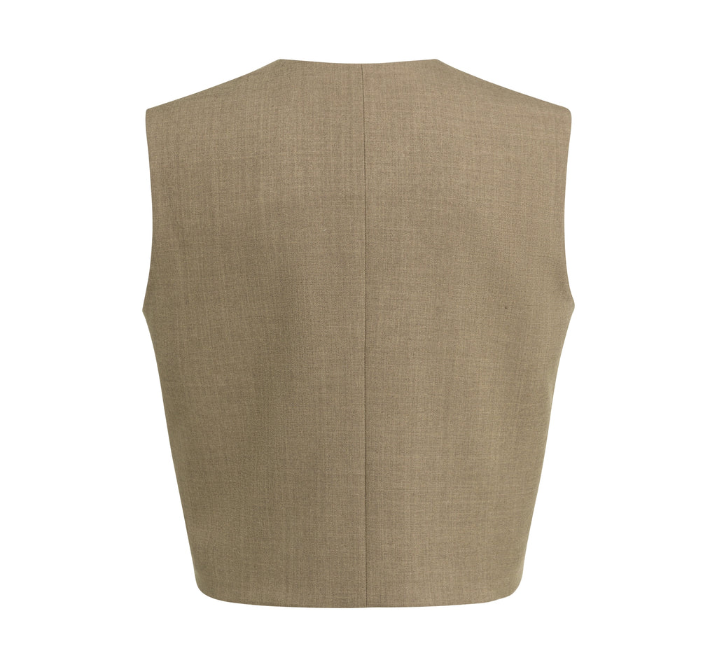 YAYA Teak Gilet