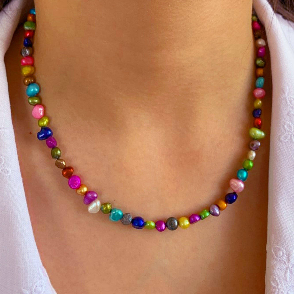 Lotusfeet Small Rainbow Necklace