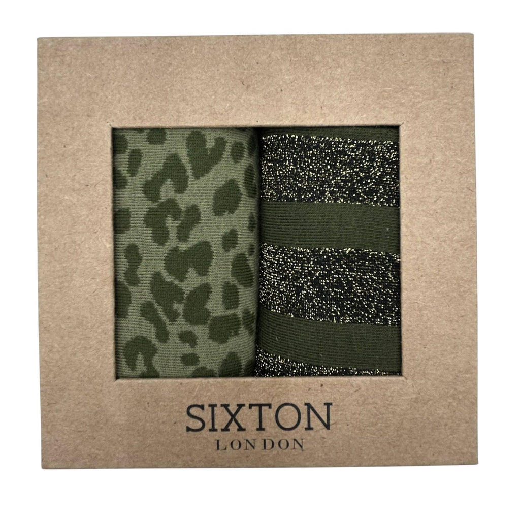 Ivy Leopard & Ivy Berlin sock box duo