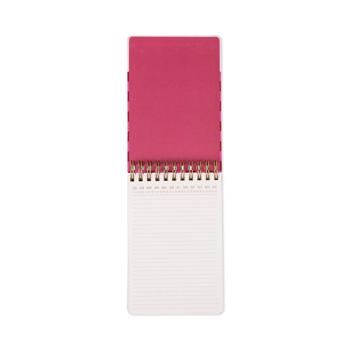 Notes Large Chunky Notepad - Burgundy + Pink