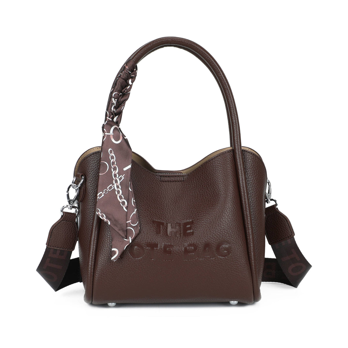 Black Scarf Tote Bag