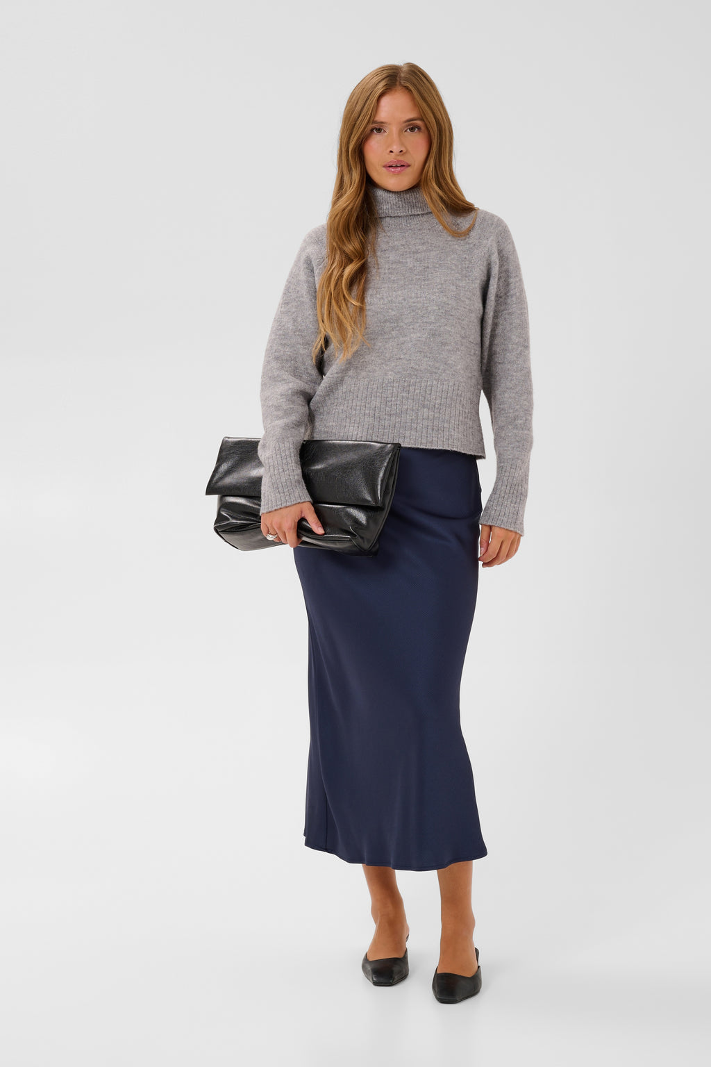 KAFFE Blue Lotte Skirt