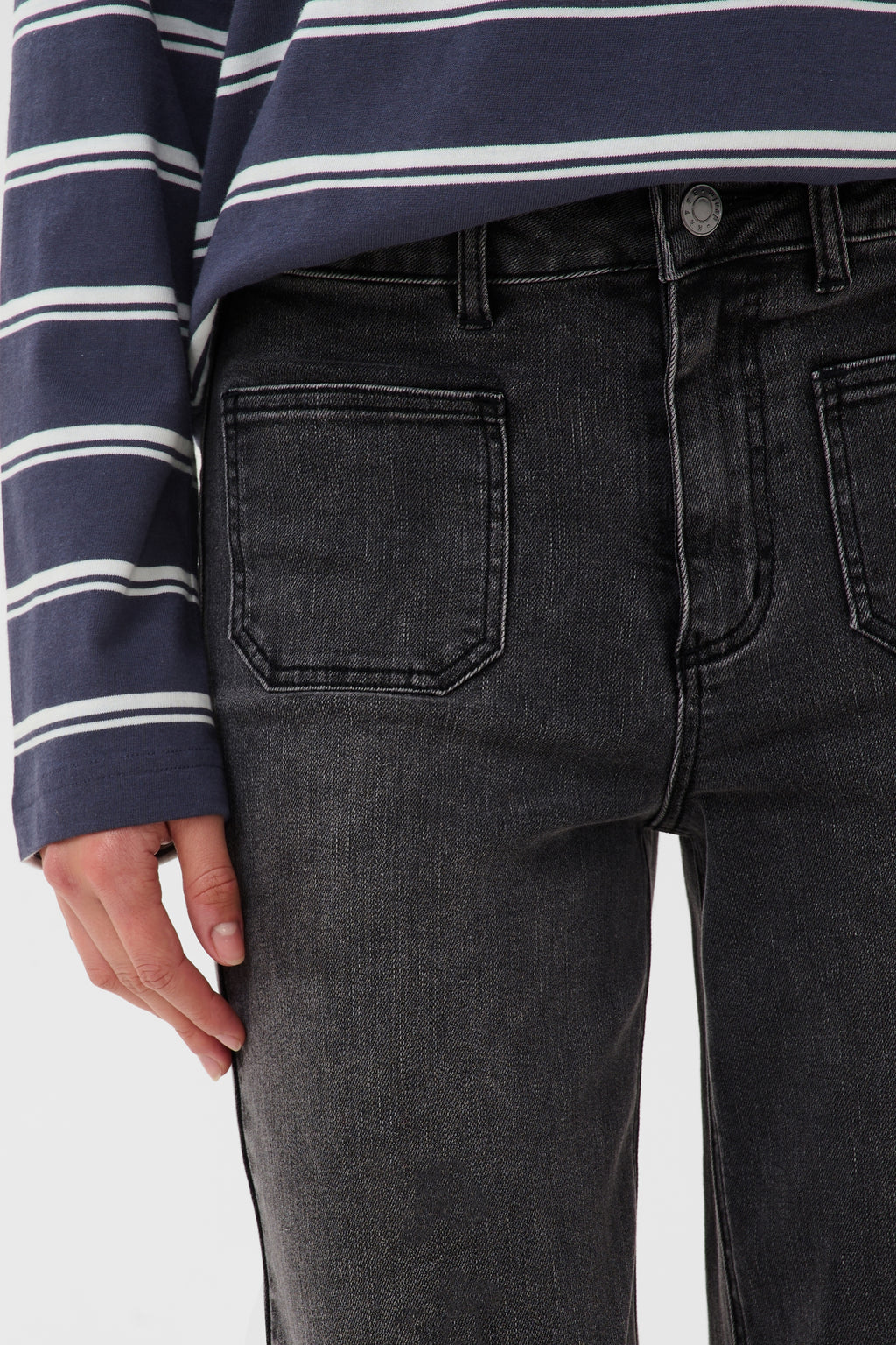 KAFFE Grey Vintage Brook Jeans