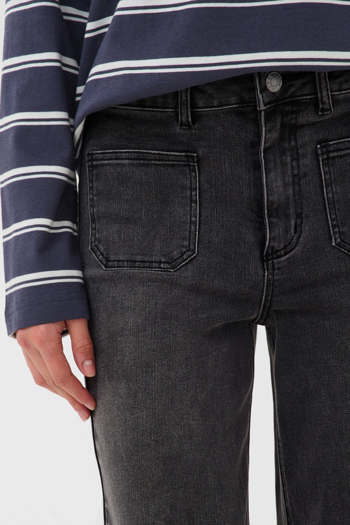 KAFFE Grey Vintage Brook Jeans