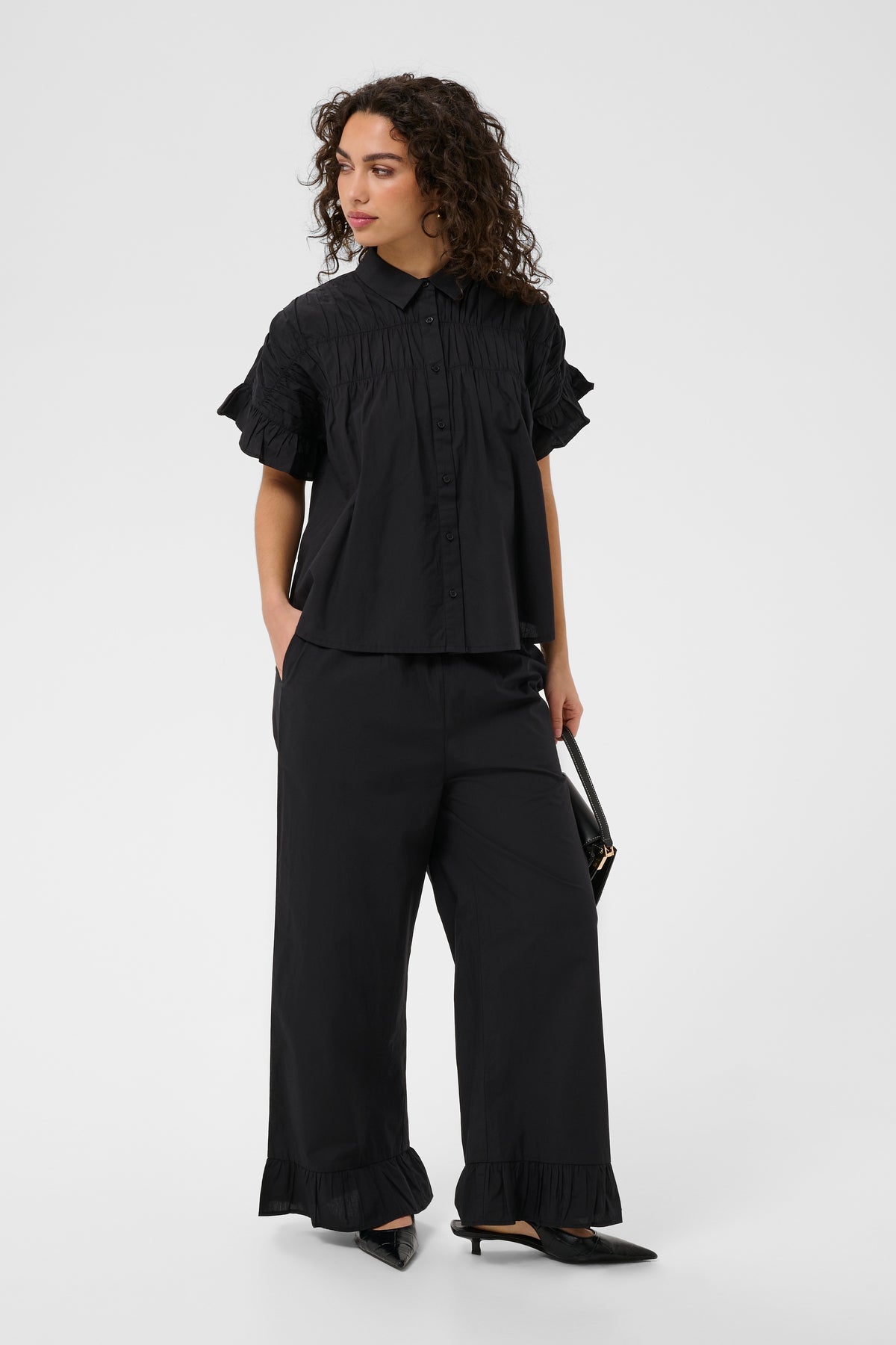 KAFFE Verdina Flounce Pants