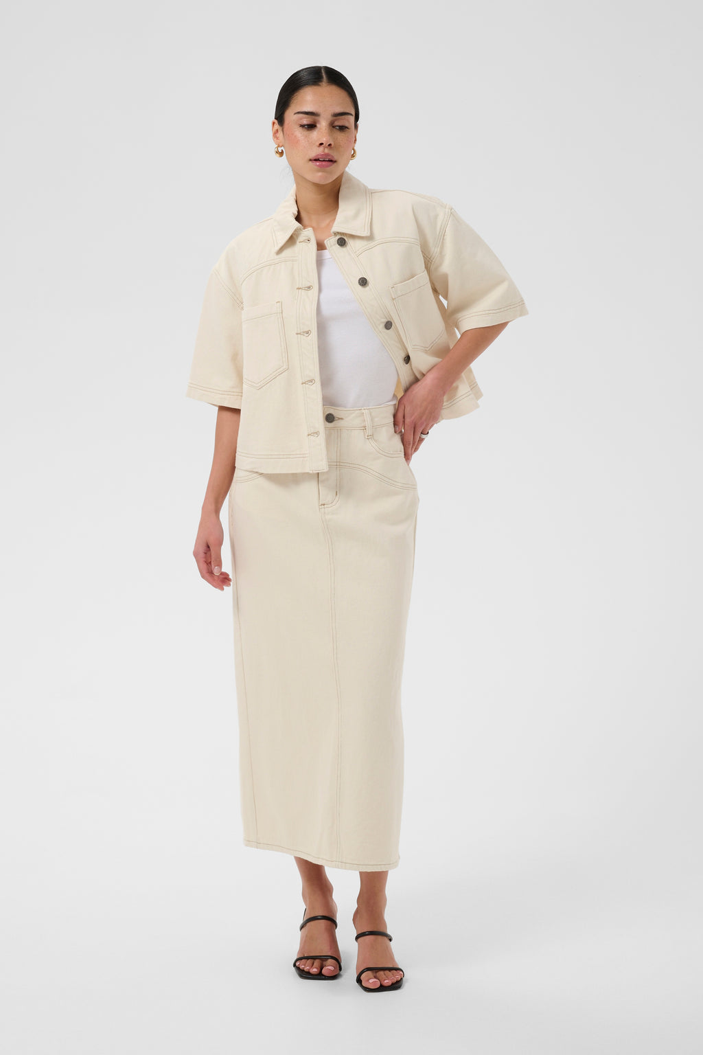 KAFFE Catharina Denim Shirt