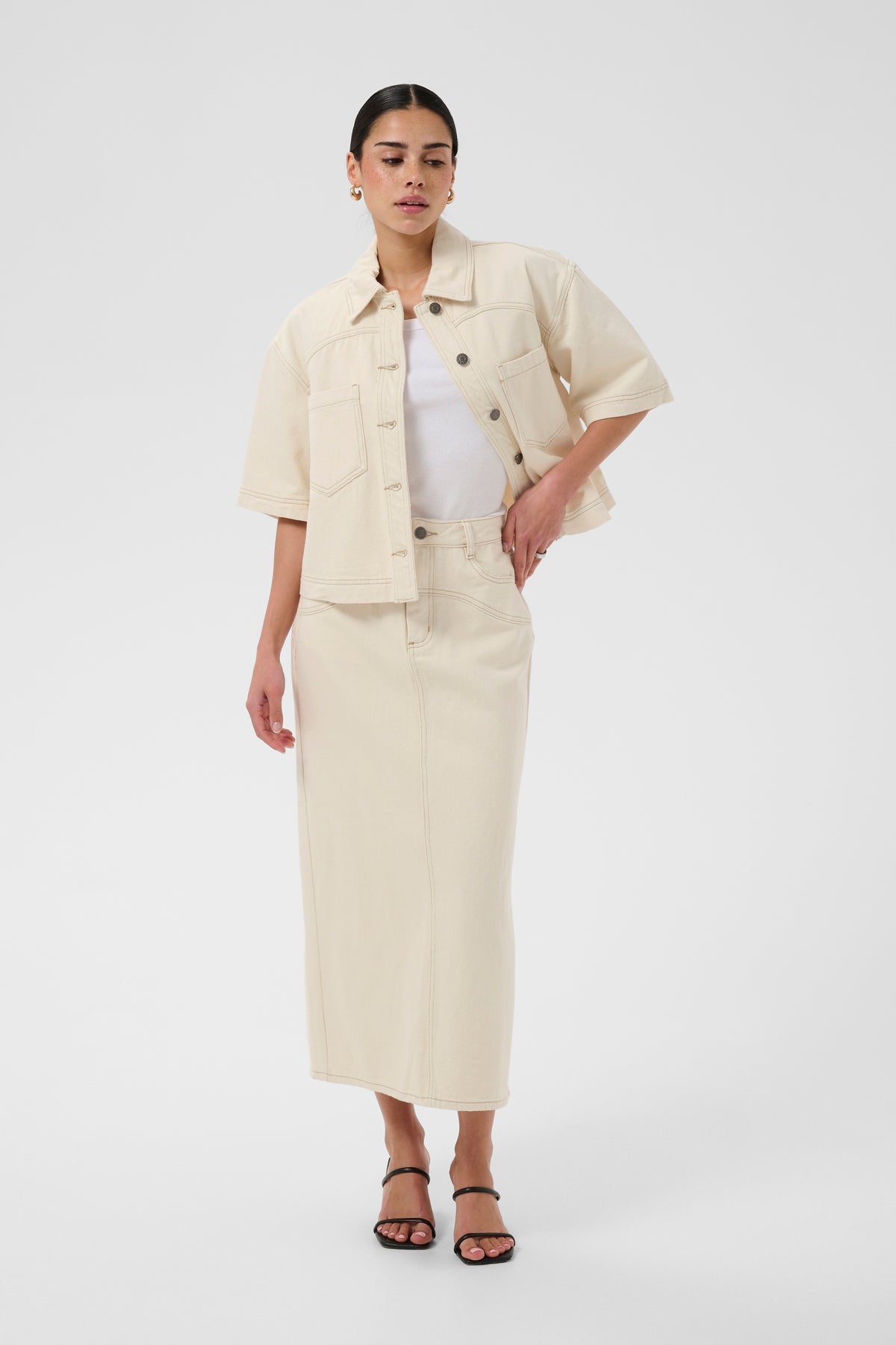 KAFFE Catharina Denim Shirt