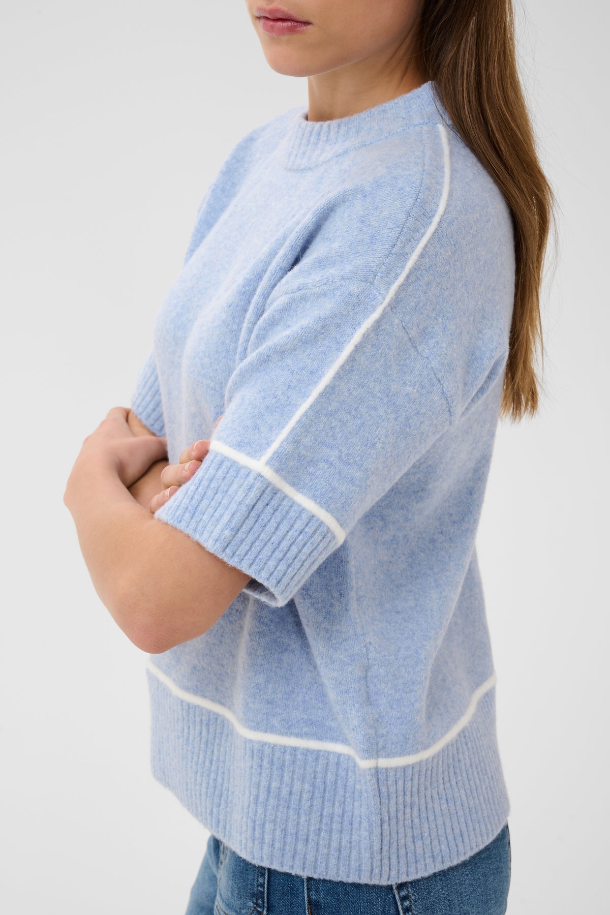 KAFFE Jinie Knit Pullover 1/2 sleeve