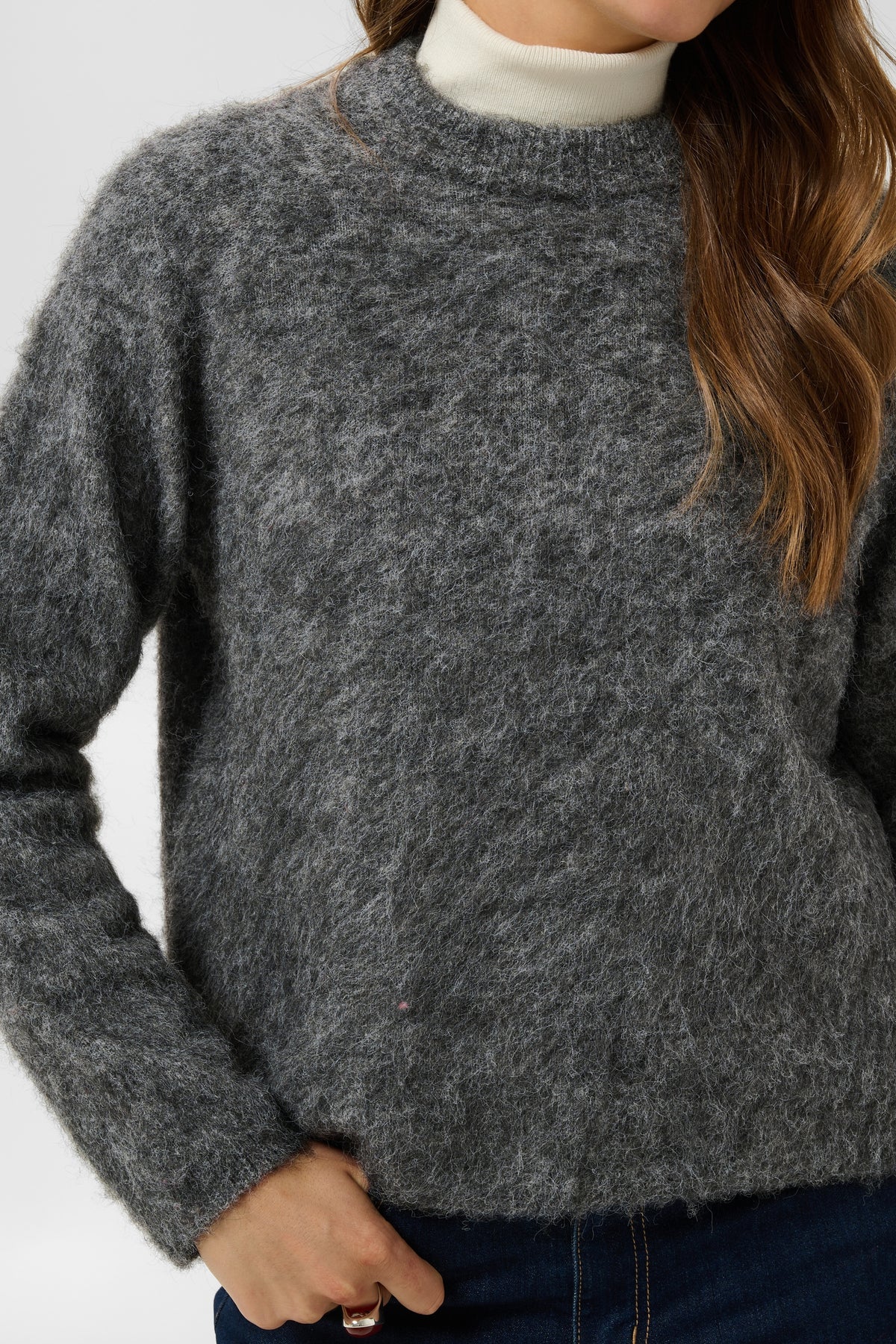 KAFFE Grey Jordan Pullover