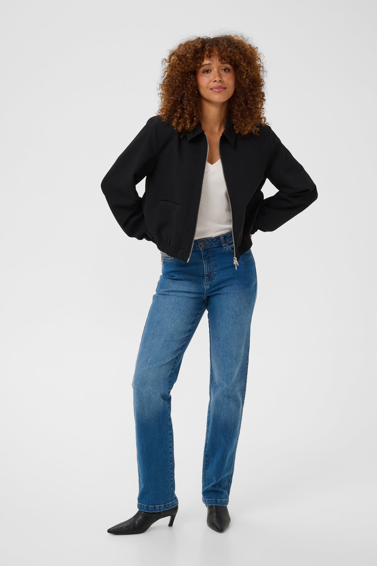 KAFFE Sakura Bomber Jacket