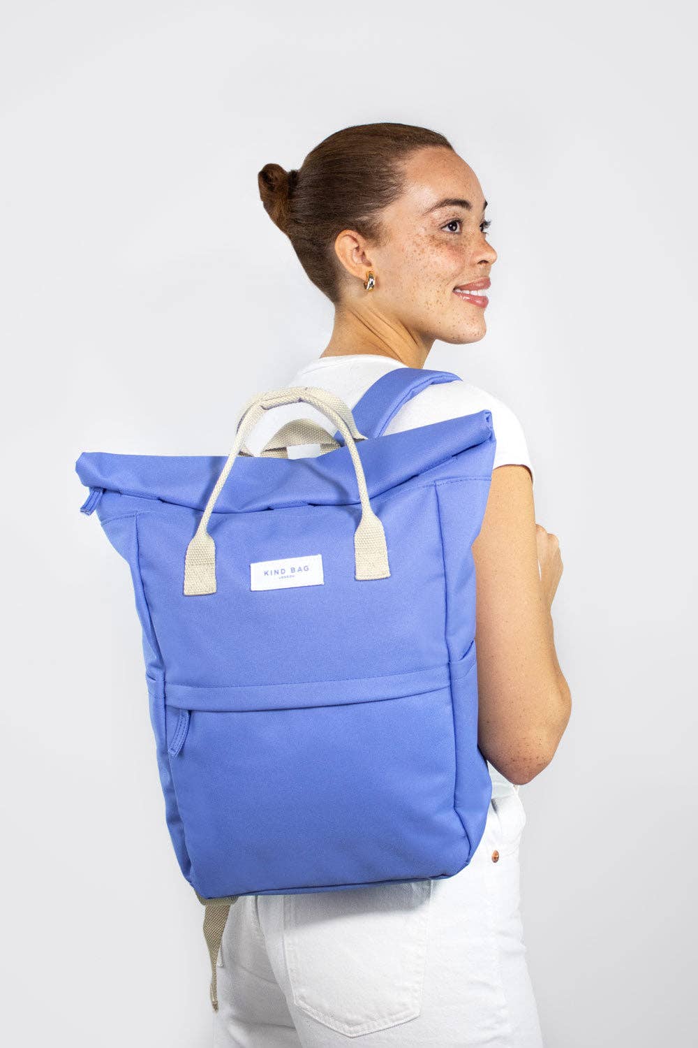Kind Bag Dusty Blue | Hackney 2.0 Backpack | Medium