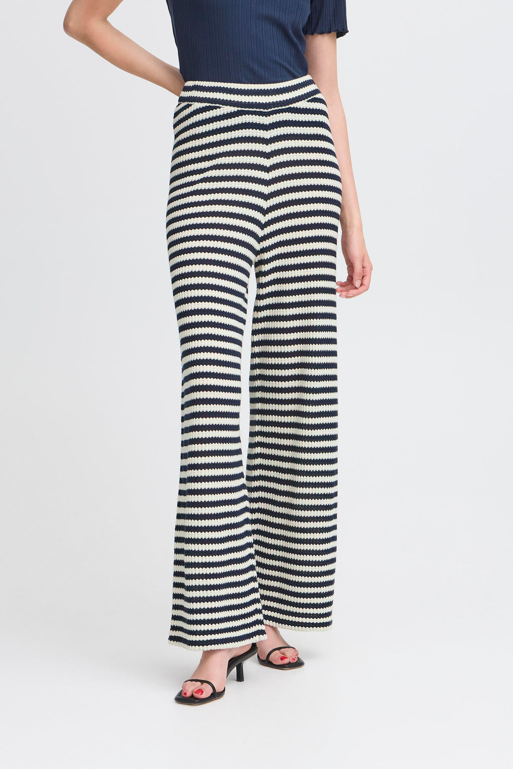 ICHI Lorianna Pant Navy