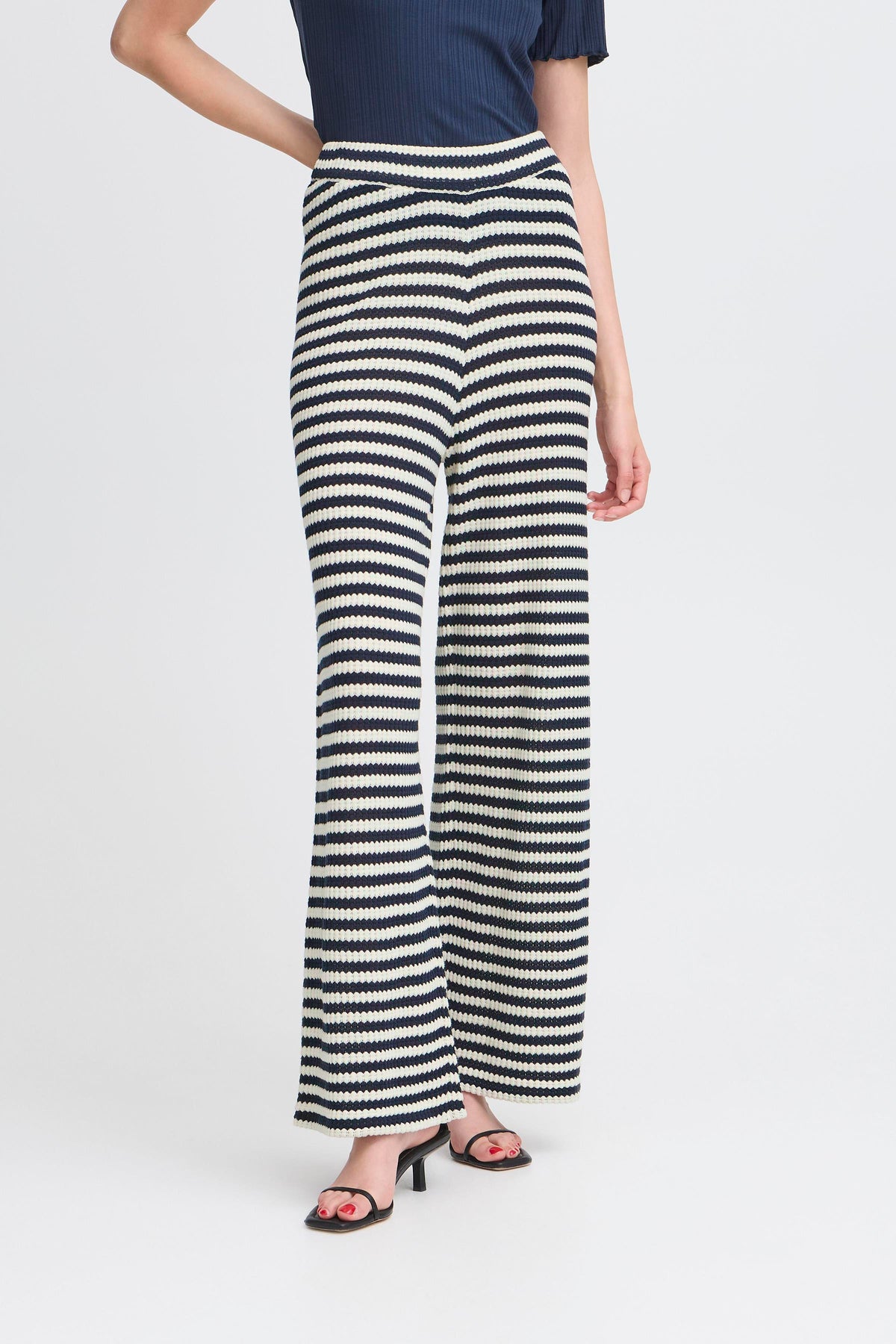 ICHI Lorianna Pant Navy