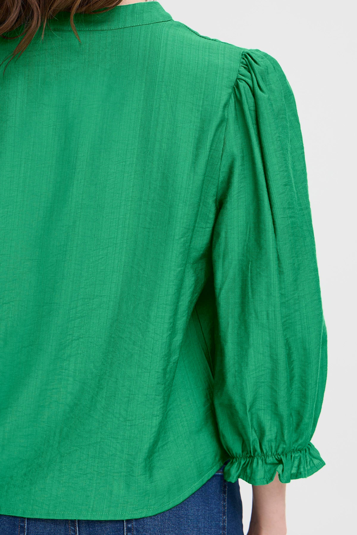 ICHI Wilma Green Blouse