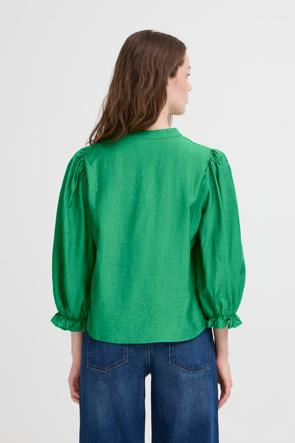 ICHI Wilma Green Blouse