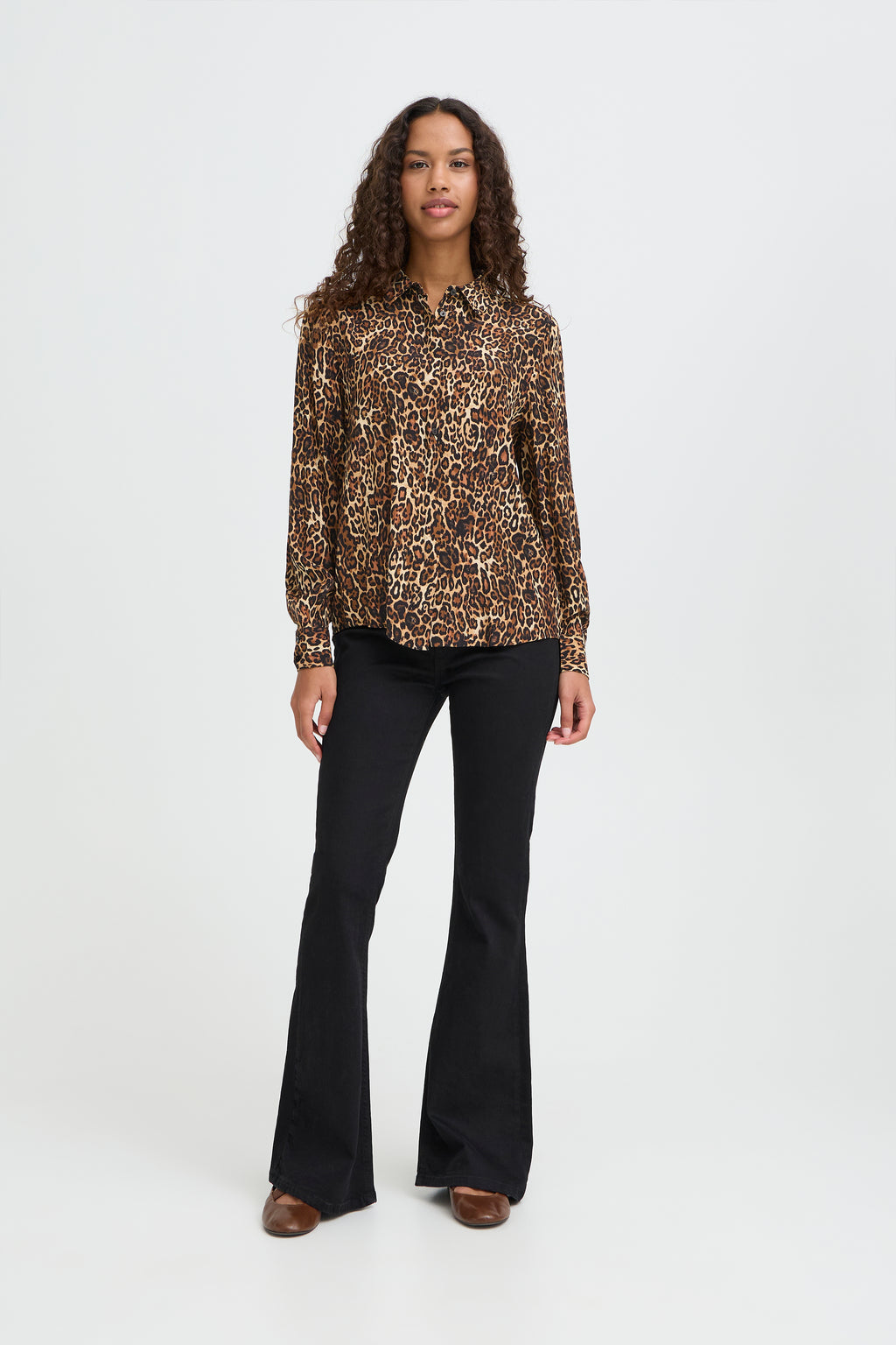 ICHI EZONA LEOPARD SHIRT