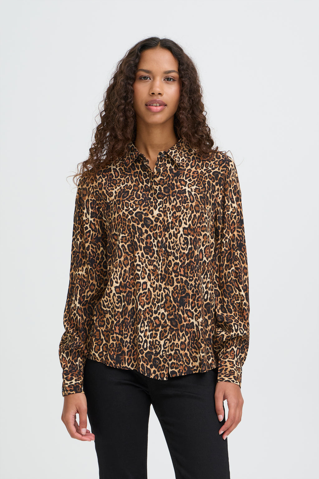 ICHI EZONA LEOPARD SHIRT