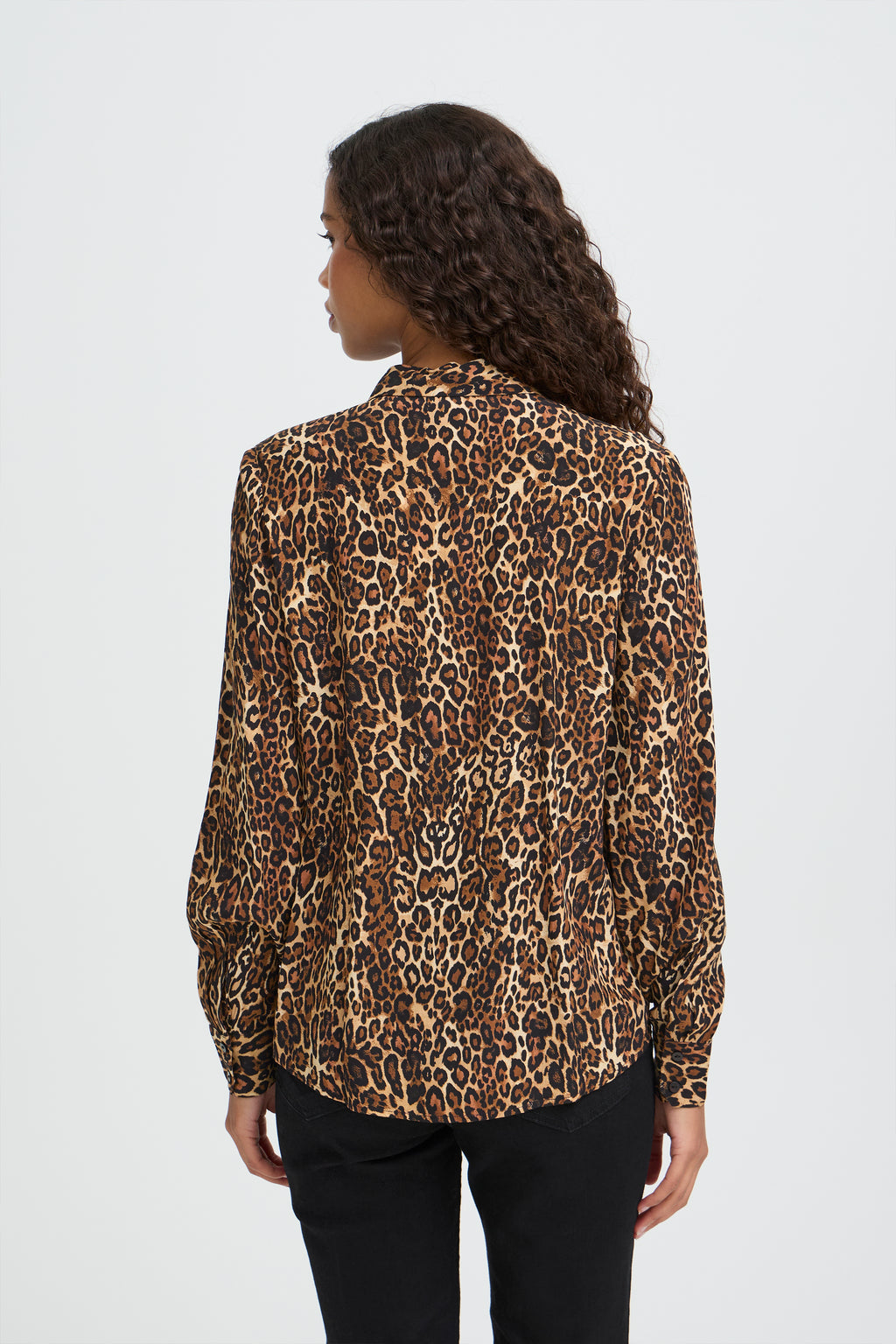 ICHI EZONA LEOPARD SHIRT
