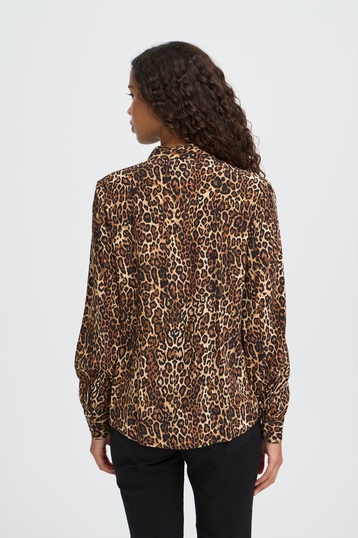 ICHI EZONA LEOPARD SHIRT