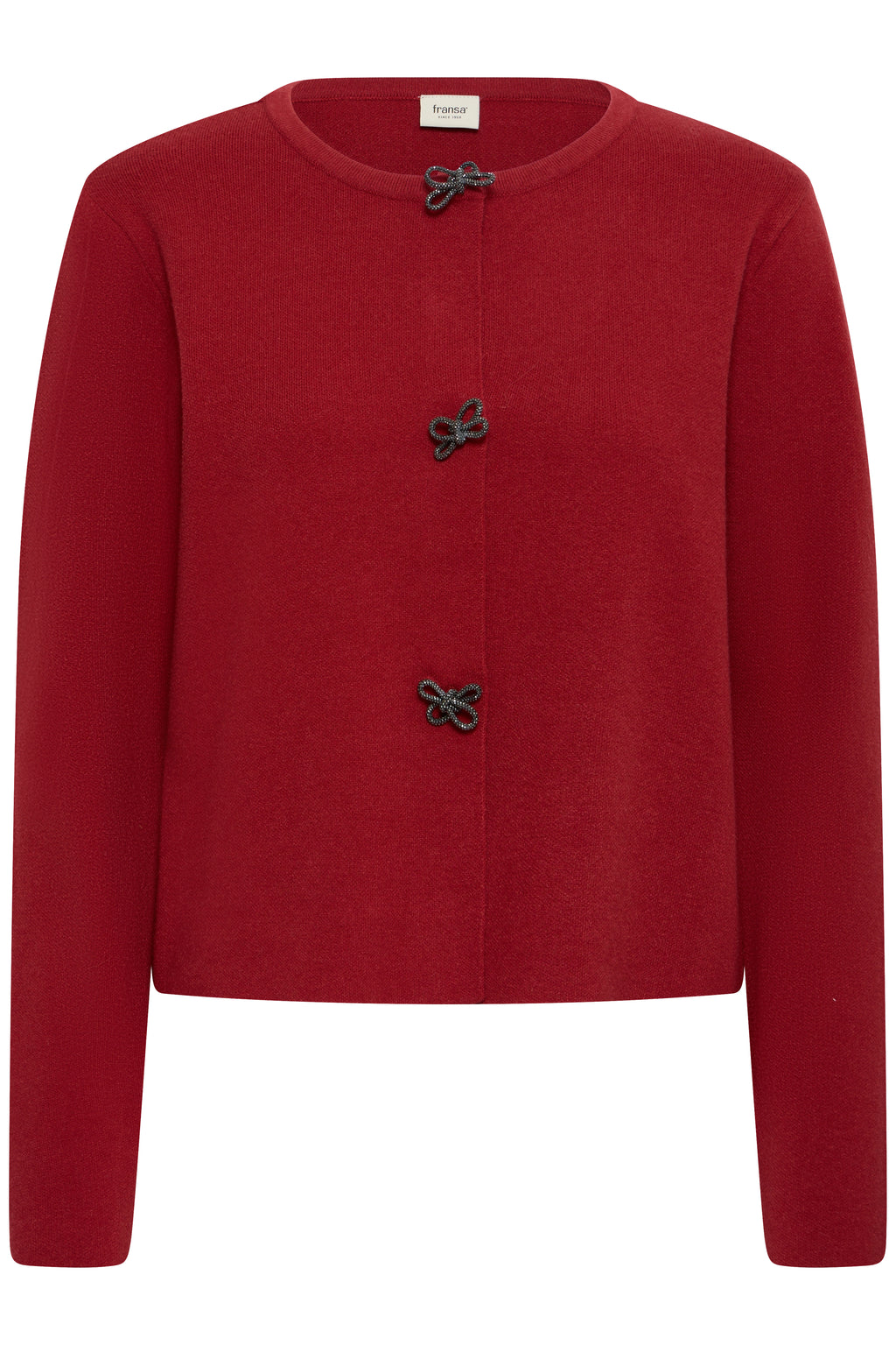 FRANSA Sally Red Cardigan