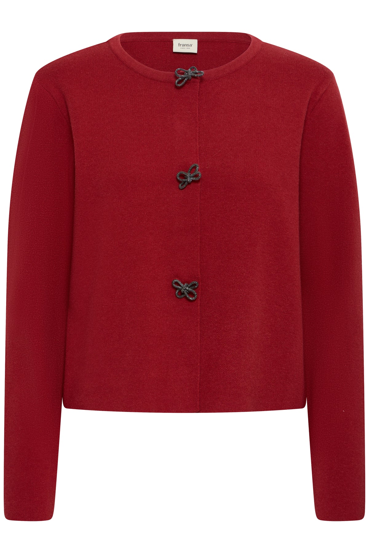 FRANSA Sally Red Cardigan