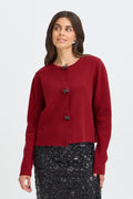 FRANSA Sally Red Cardigan