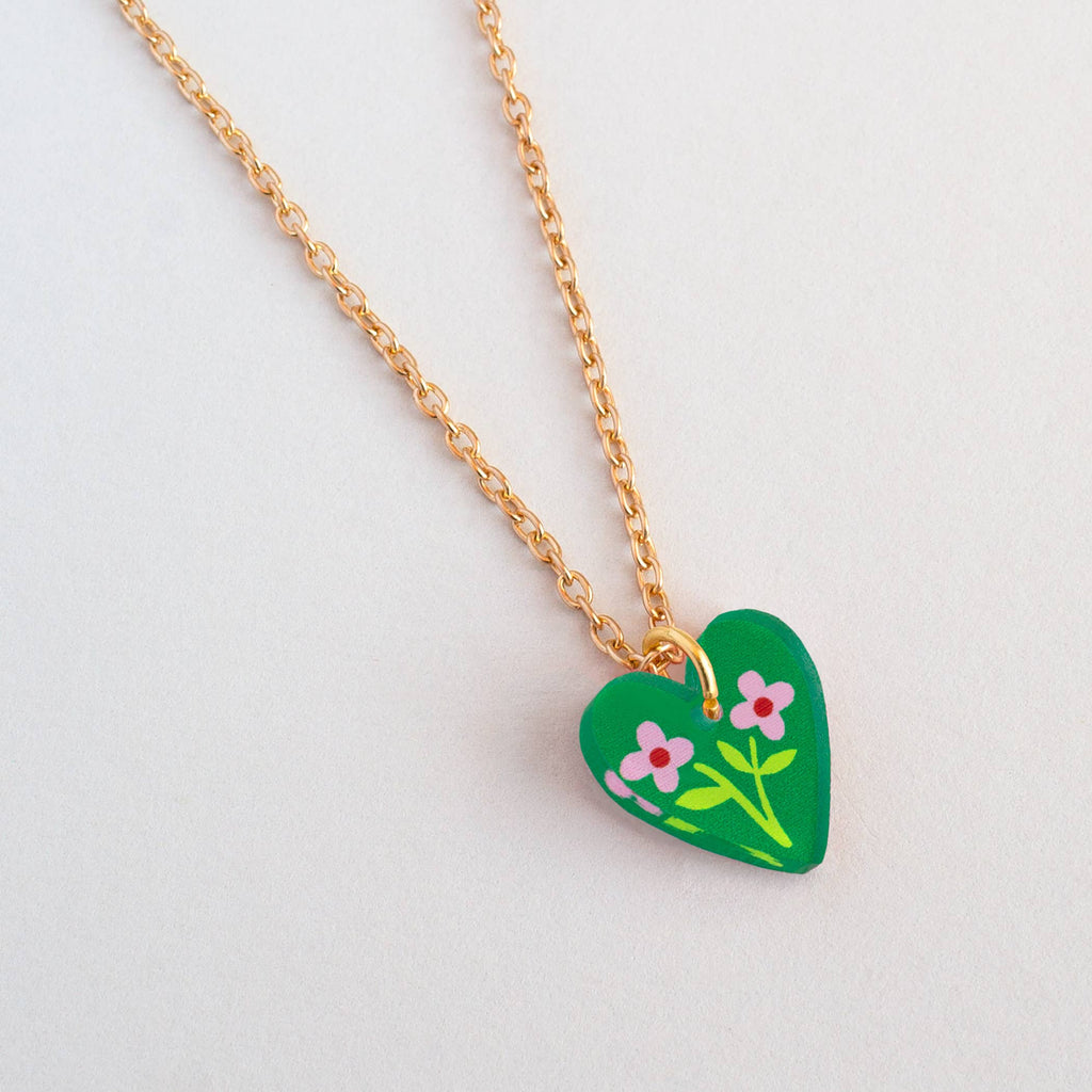 Natalie Lea Owen Red Heart Necklace