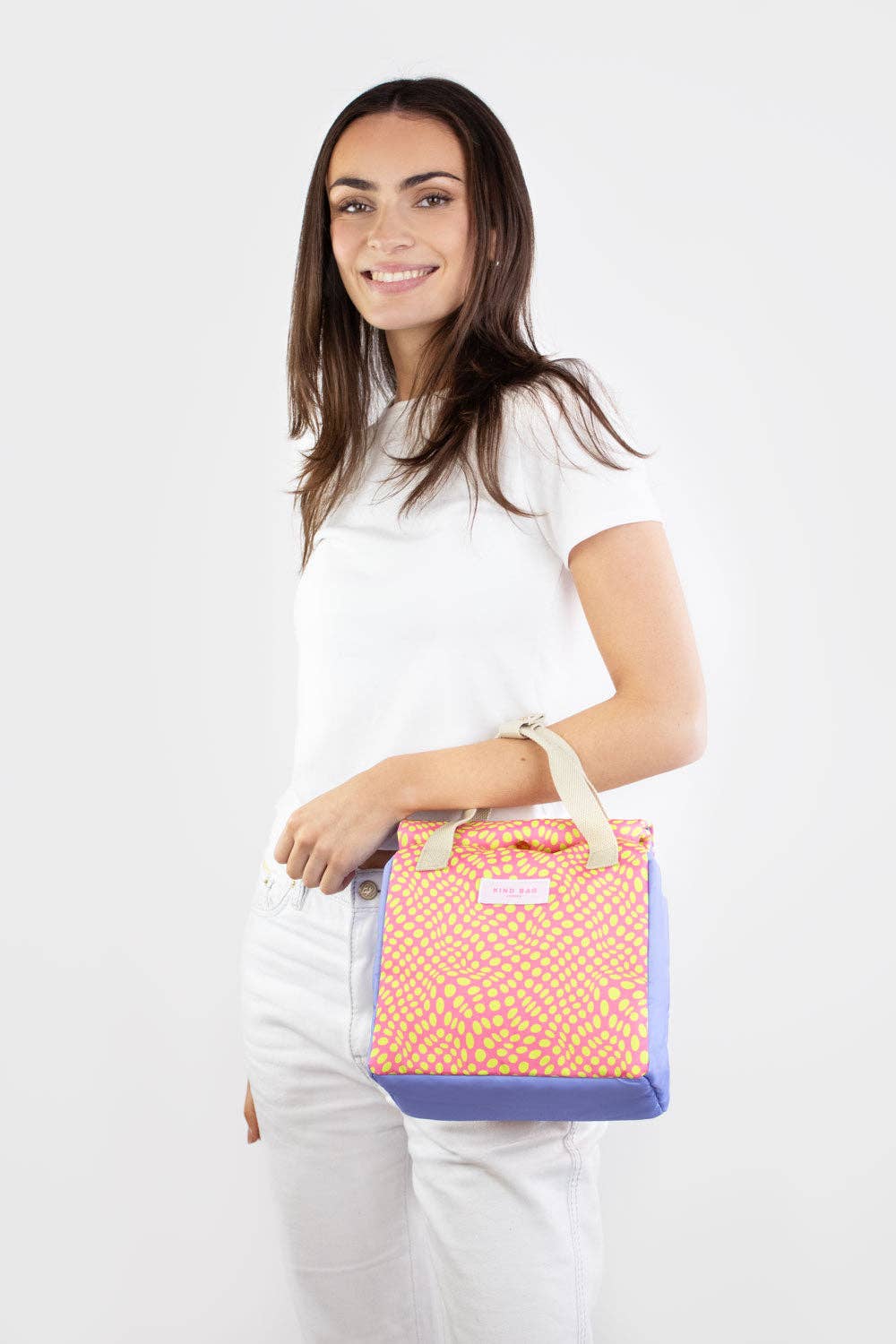 Kind Bag Lunch Bag | Twisted Polka Pink and Yellow