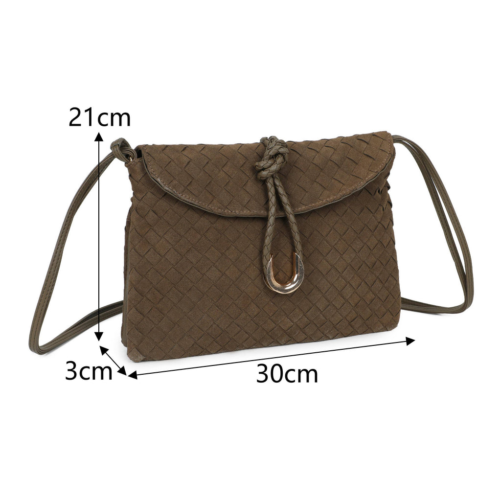 Brown Clutch Bag Leather