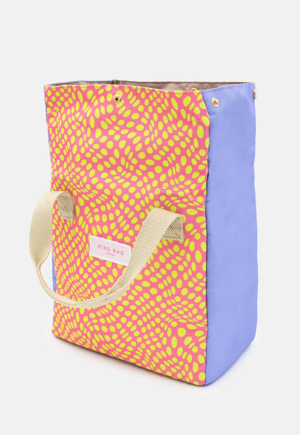 Kind Bag Lunch Bag | Twisted Polka Pink and Yellow