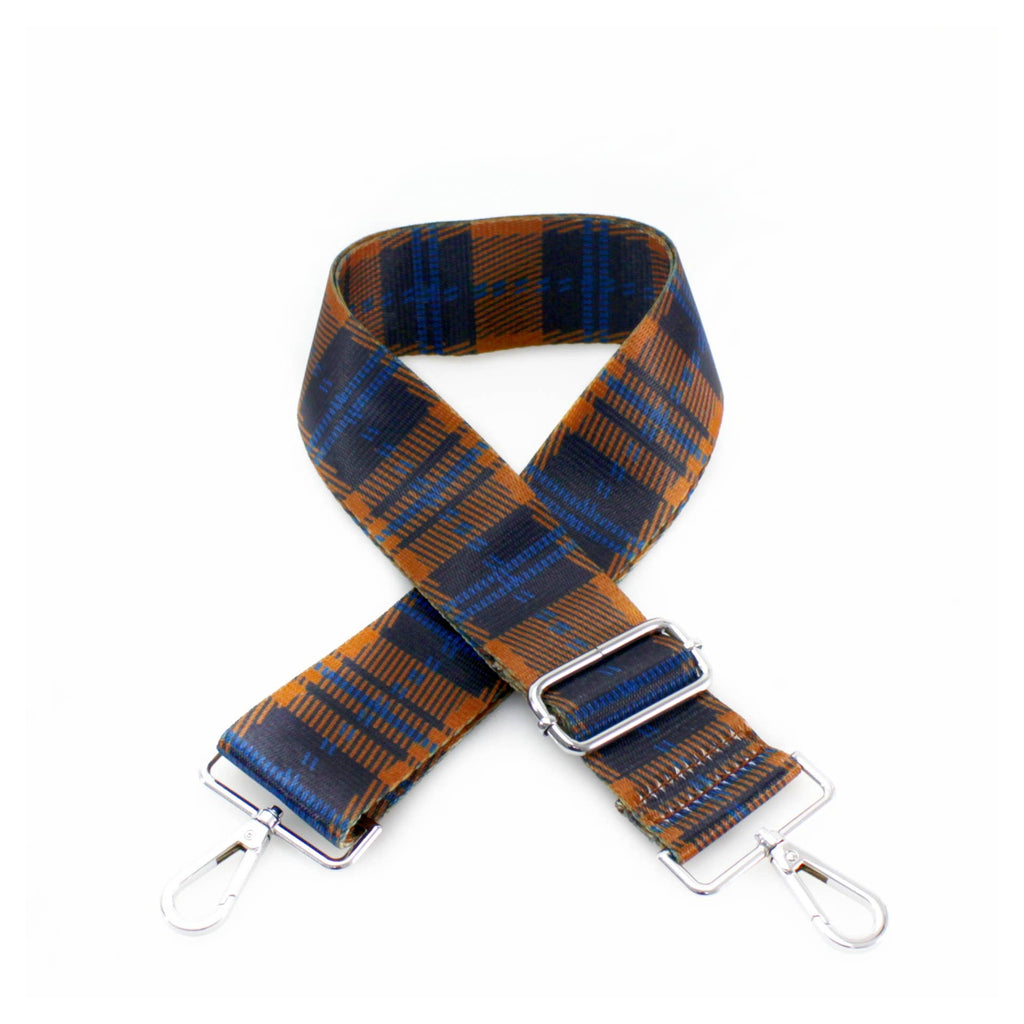 Bag Straps Navy Blue Stripes