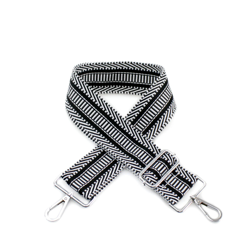 Bag Straps Navy Blue Stripes