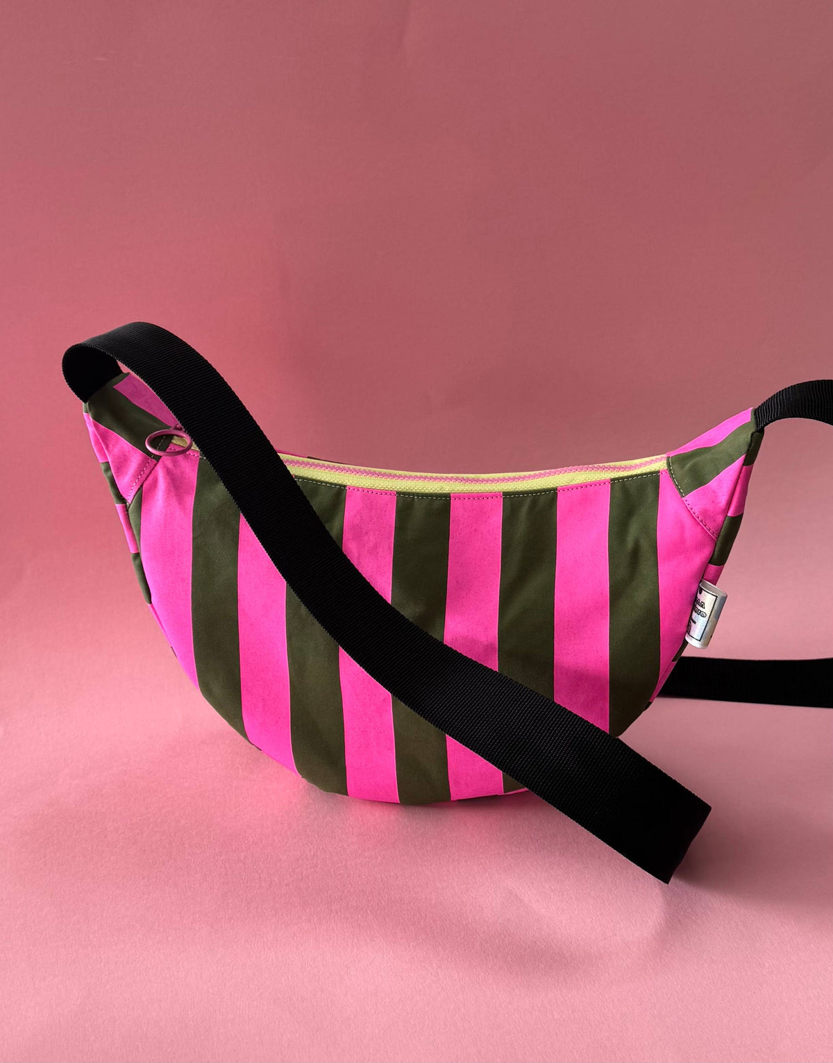 Yolla Studio Pink and Green stripes Bag