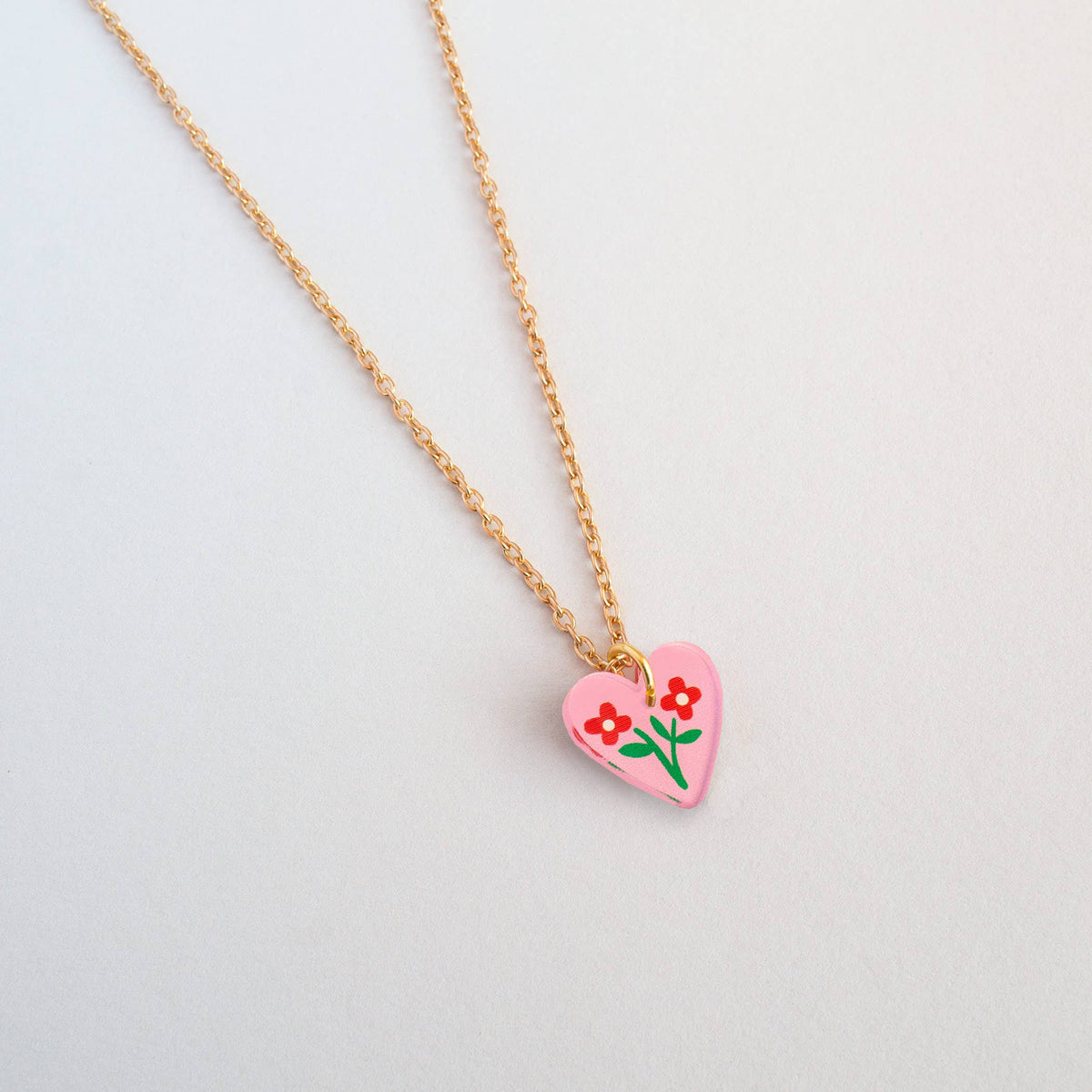 Natalie Lea Owen Red Heart Necklace