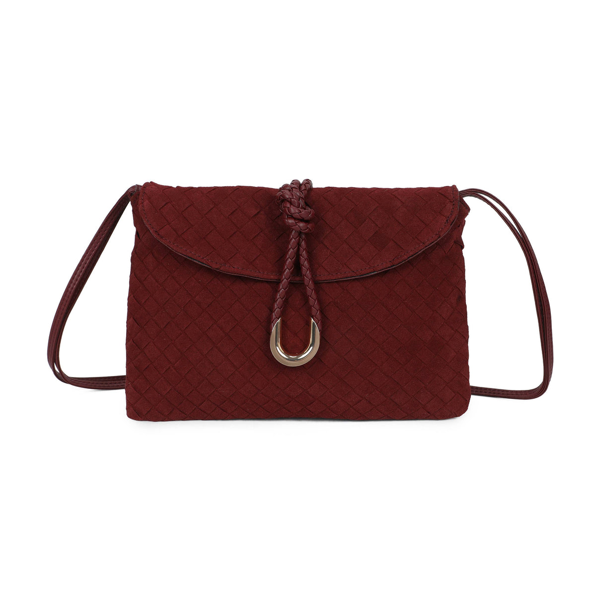 Brown Clutch Bag Leather