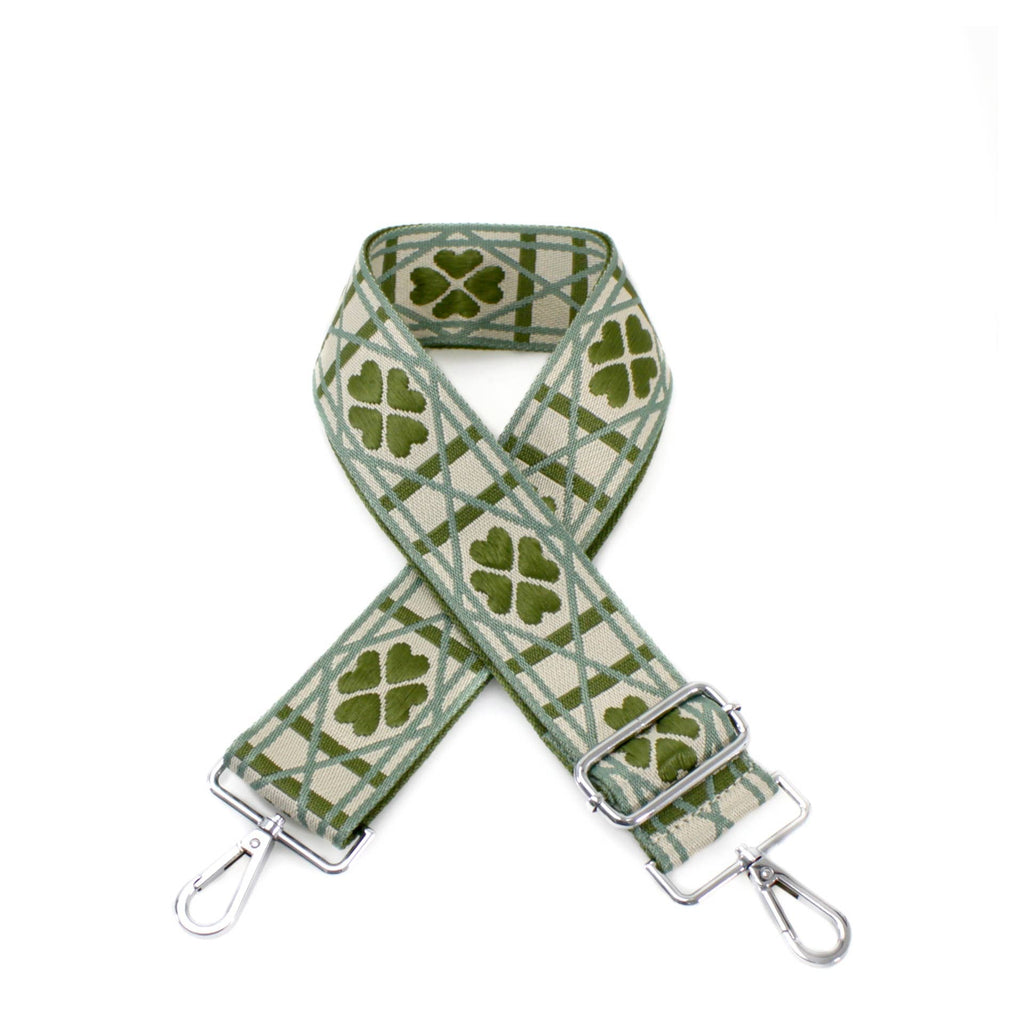 Bag Stap Green hearts