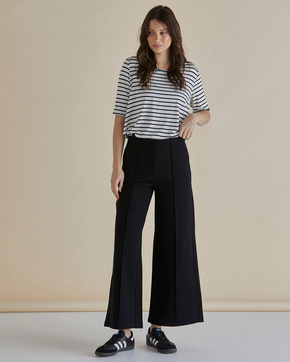 Betty Basics Elodie Wide Leg Ponte Pant