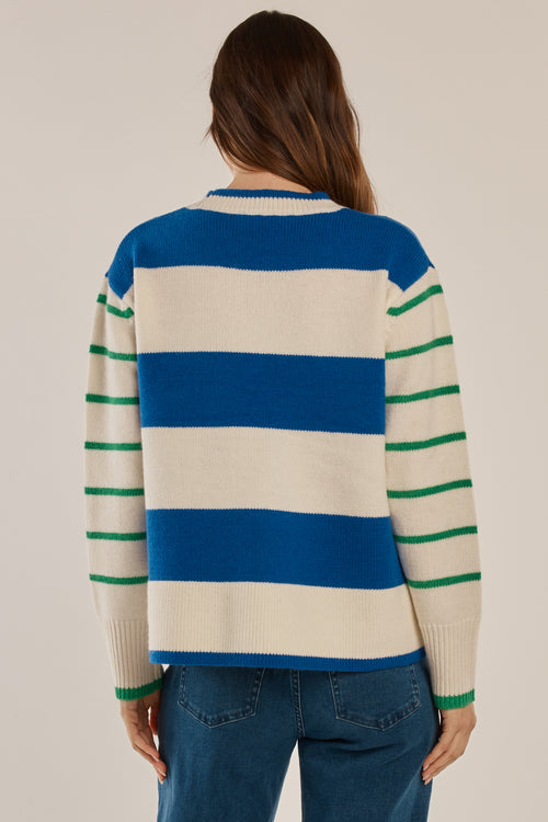 Betty Basics Blu Camryn Knit Sweater