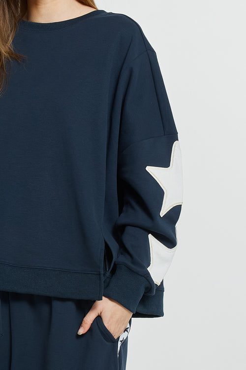 Betty Basics Saskia Sweatshirt Navy