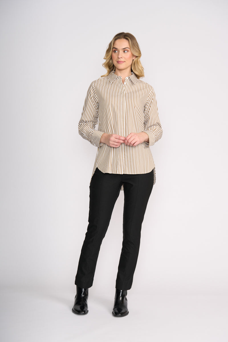 FOIL Push Up Shirt Taupe