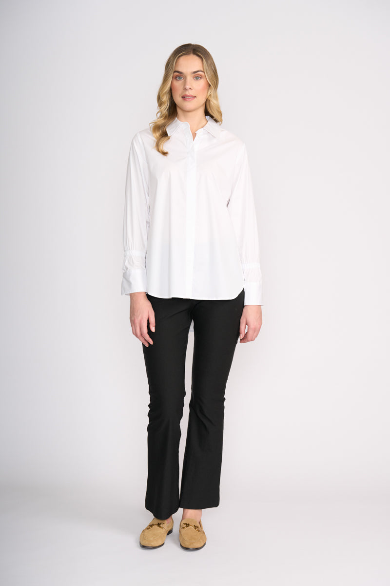 FOIL Push Up Shirt White