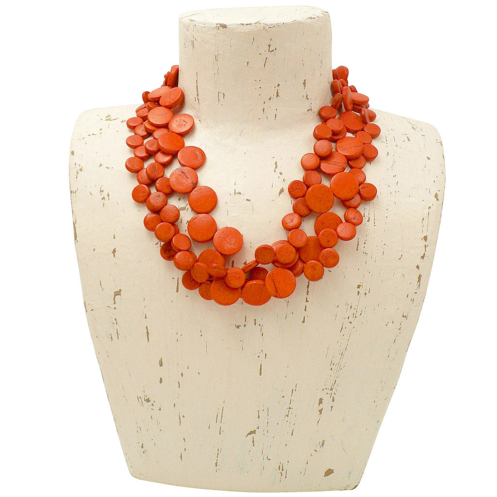 Large Orange Necklace