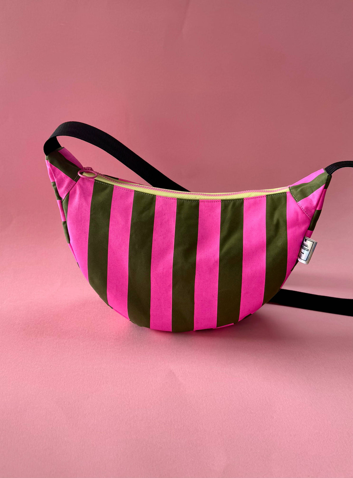 Yolla Studio Pink and Green stripes Bag