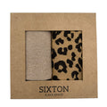 Champagne Vegas & Leopard sock box duo